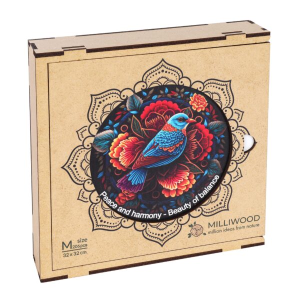 Puzzle drewniane - Peace and harmony - Ptak - 206 el. - obrazek 3