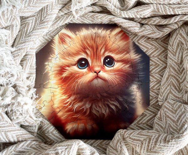Wooden puzzle - Hi, I'm little - Cali Cat - 46 el. - Image 3