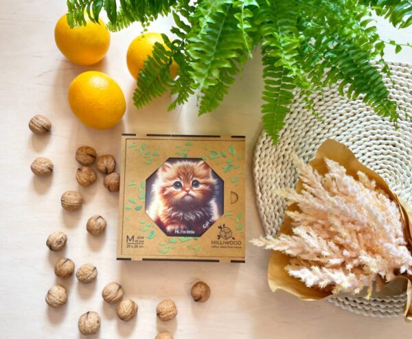 Wooden puzzle - Hi, I'm little - Cali Cat - 46 el. - Image 6