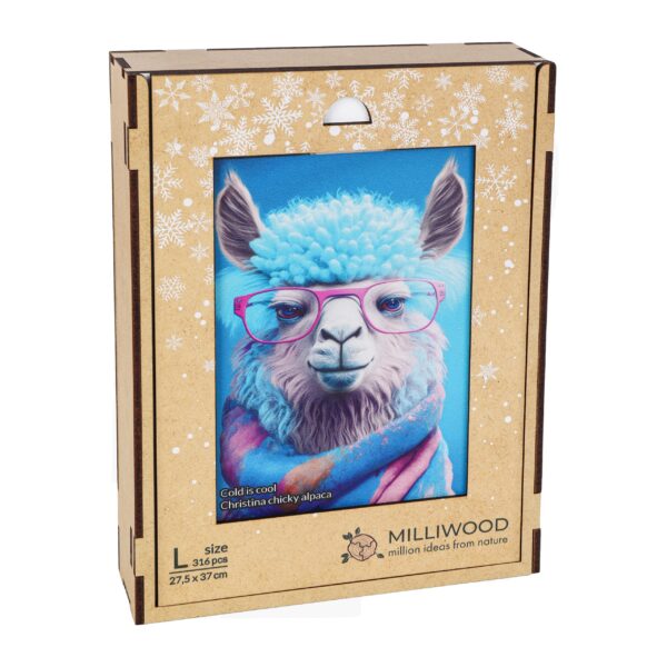 Wooden Puzzle - Cold is cool - Christina Cheeky Alpaca - 316 el. - Image 9