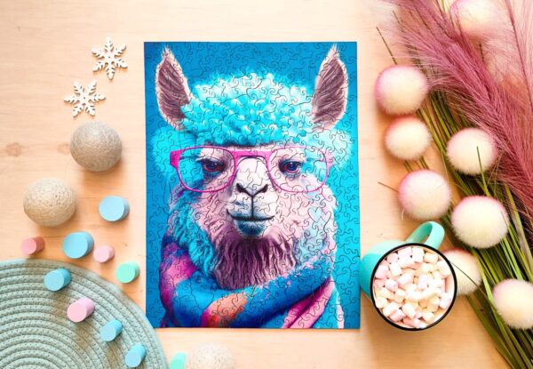 Wooden Puzzle - Cold is cool - Christina Cheeky Alpaca - 316 el. - Image 2