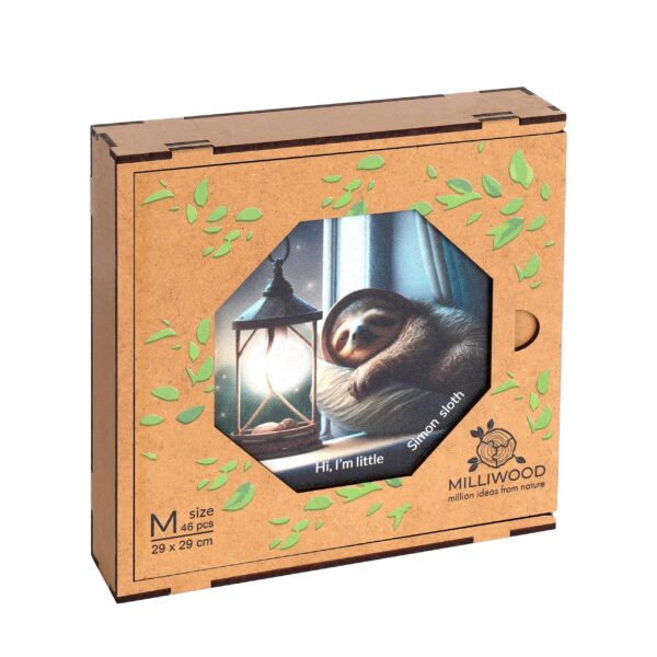 Wooden puzzle - Hi, I'm little - Simon Sloth - 46 el. - Image 8