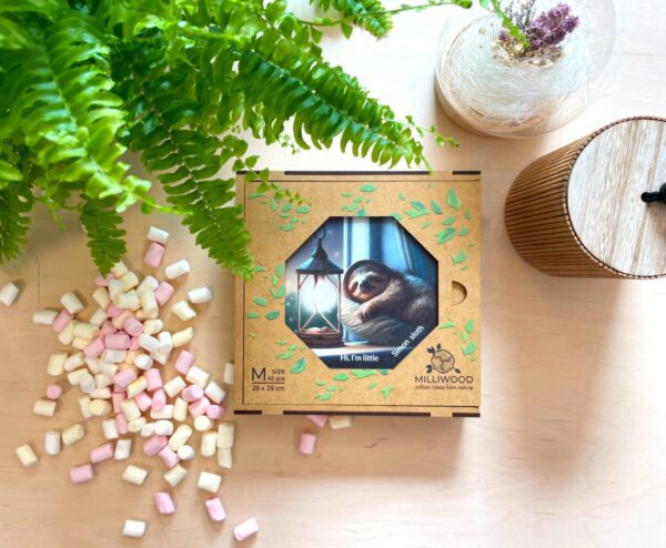 Wooden puzzle - Hi, I'm little - Simon Sloth - 46 el. - Image 6