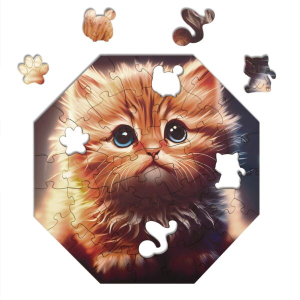 Wooden puzzle - Hi, I'm little - Cali Cat - 46 el.