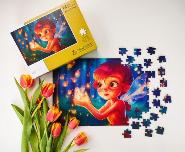 Puzzle drewniane - Secret Stories - Wróżka - 150 el. - obrazek 7