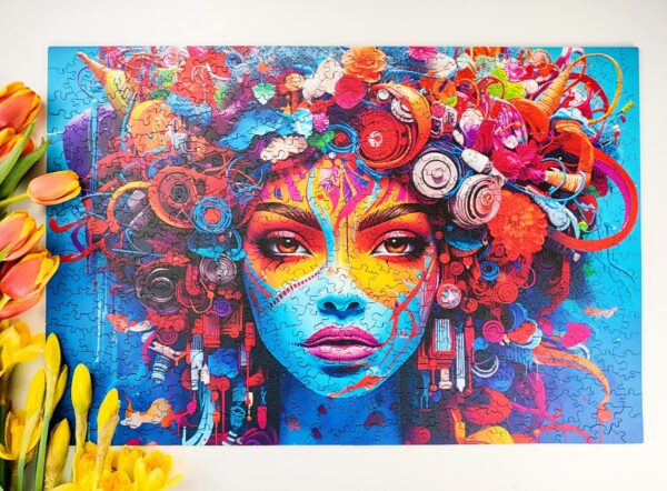 Puzzle drewniane - In my Area-  Kobieta Art - 500 el. - obrazek 3