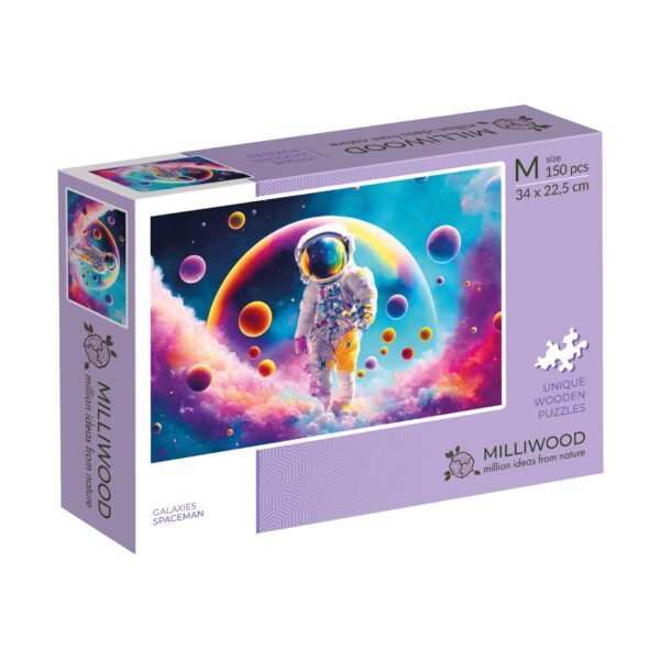 Puzzle drewniane - Galaxies - Astronauta - 150 el. - obrazek 9