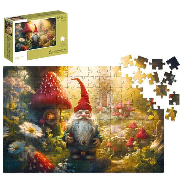 Wooden puzzle - Secret stories - Dwarf - 150 el.