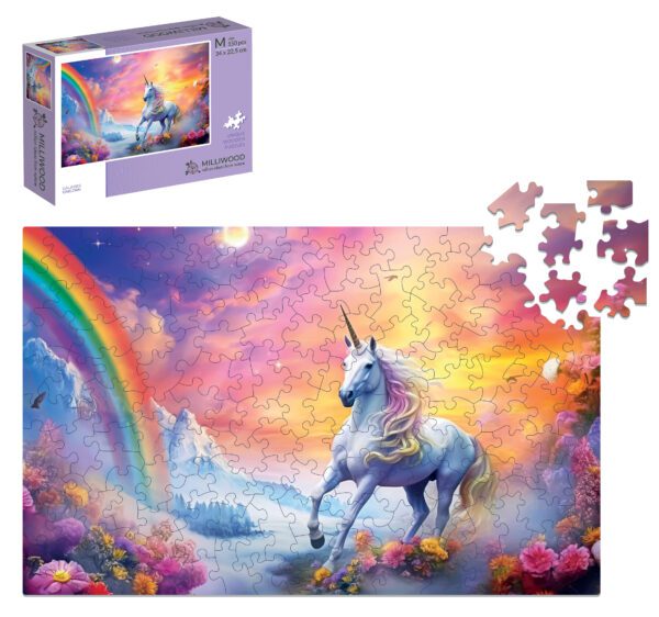 Wooden Puzzle - Galaxies - Unicorn - 150 el.