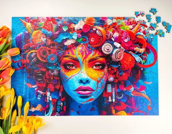Puzzle drewniane - In my Area-  Kobieta Art - 500 el. - obrazek 5