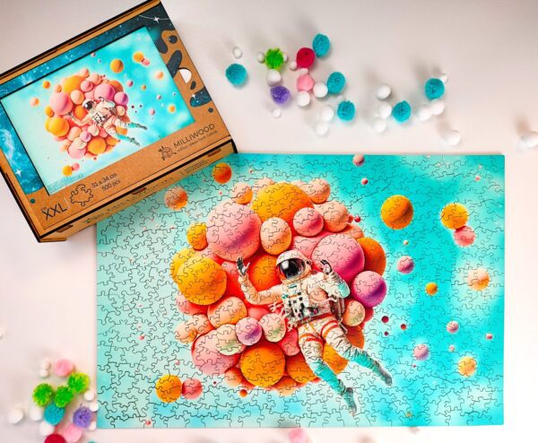 Puzzle drewniane - In my Area- Astronauta - 500 el. - obrazek 5