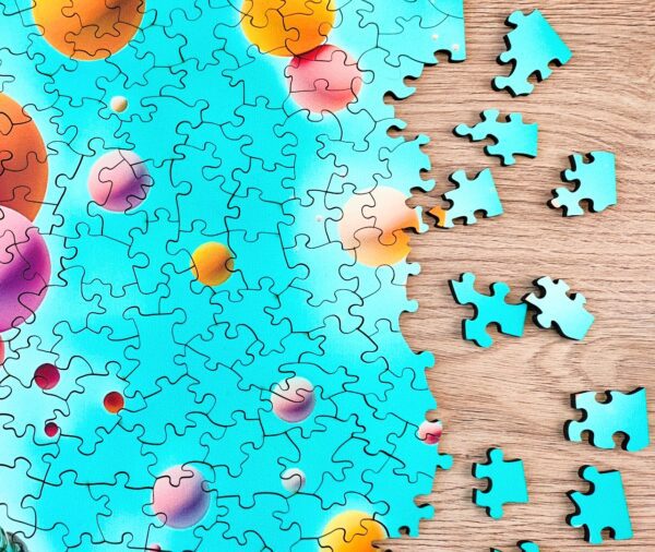 Puzzle drewniane - In my Area- Astronauta - 500 el. - obrazek 2