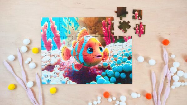 Puzzle drewniane - Yippee Cutie - Rybka - 70 el. - obrazek 7