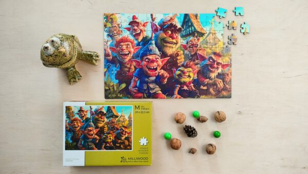 Puzzle drewniane - Secret Stories - Gobliny - 150el. - obrazek 6
