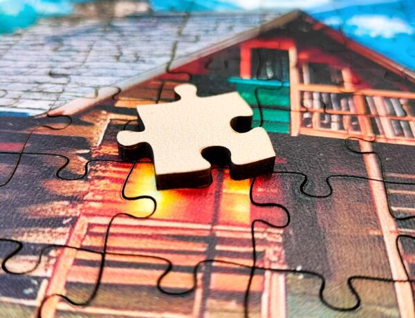 Puzzle drewniane - Landscapes - Górska Chata - 580 el. - obrazek 2