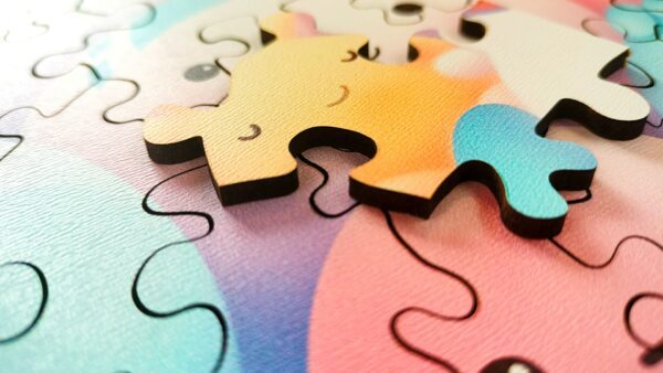 Puzzle drewniane - Dream Team - Bąbelki - 50 el. - obrazek 4