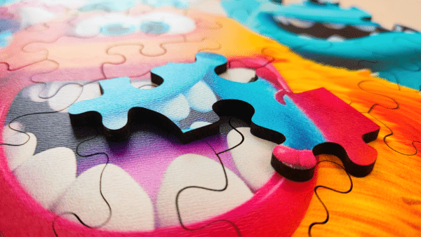 Puzzle drewniane - Dream Team - Kudłate Potworki - 50 el. - obrazek 5