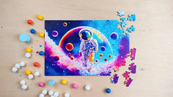 Puzzle drewniane - Galaxies - Astronauta - 150 el. - obrazek 7