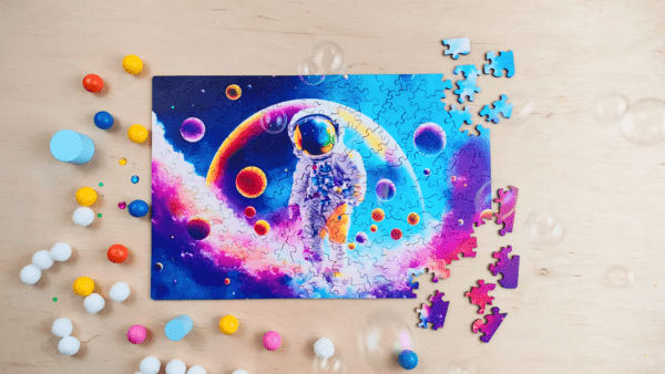 Puzzle drewniane - Galaxies - Astronauta - 150 el. - obrazek 6