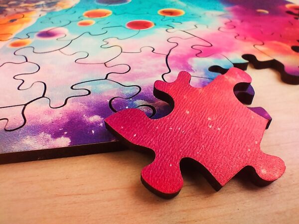 Puzzle drewniane - Galaxies - Astronauta - 150 el. - obrazek 5