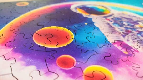Puzzle drewniane - Galaxies - Astronauta - 150 el. - obrazek 2