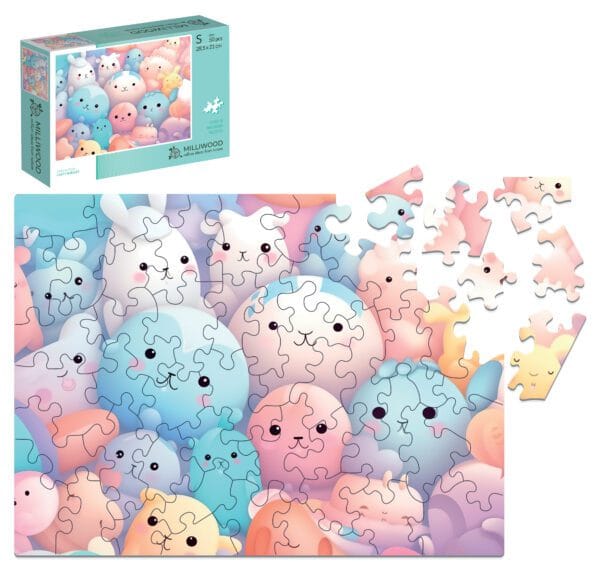 Puzzle drewniane - Dream Team - Bąbelki - 50 el.