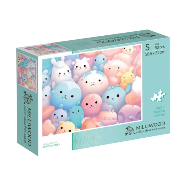 Puzzle drewniane - Dream Team - Bąbelki - 50 el. - obrazek 7