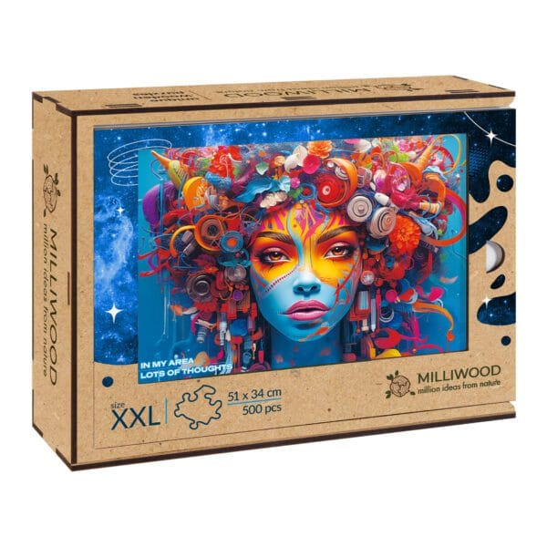 Puzzle drewniane - In my Area-  Kobieta Art - 500 el. - obrazek 12
