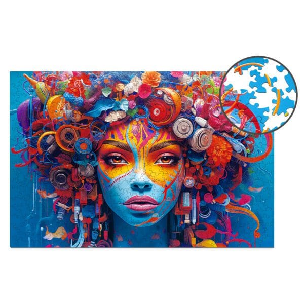 Puzzle drewniane - In my Area-  Kobieta Art - 500 el. - obrazek 11