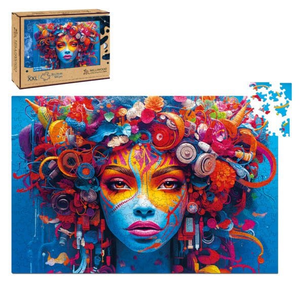 Puzzle drewniane - In my Area-  Kobieta Art - 500 el.