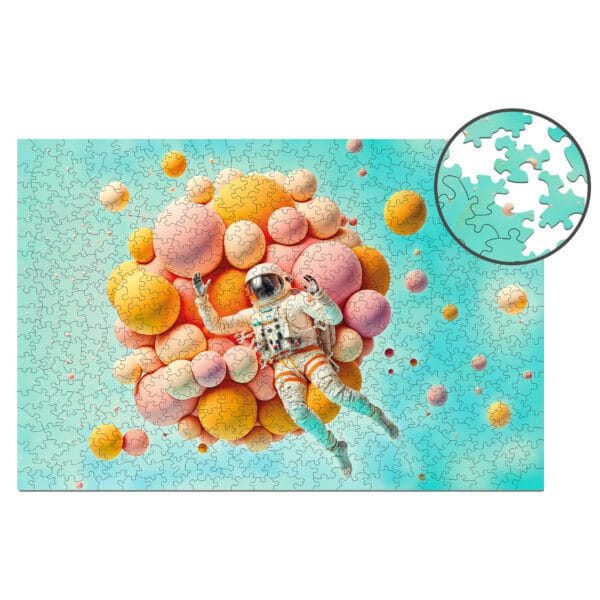 Puzzle drewniane - In my Area- Astronauta - 500 el. - obrazek 7