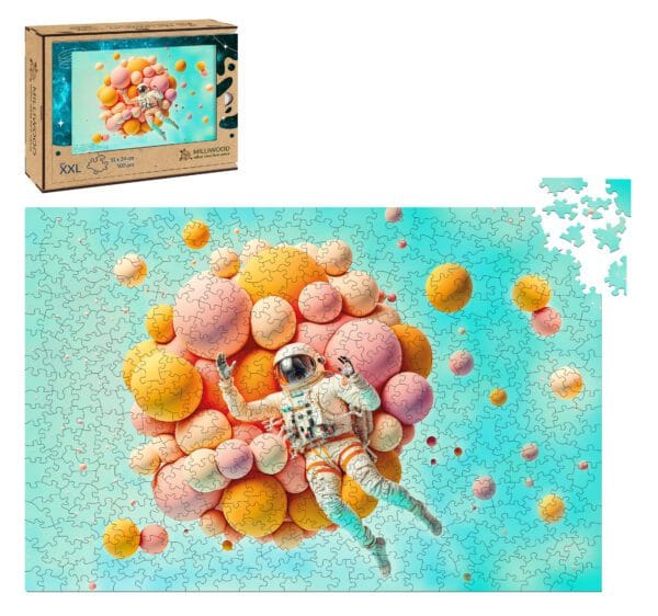 Puzzle drewniane - In my Area- Astronauta - 500 el.