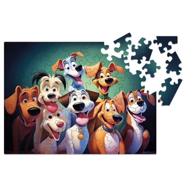 Puzzle drewniane - Dream Team - Psy - 50 el. - obrazek 8