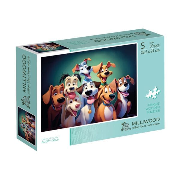 Puzzle drewniane - Dream Team - Psy - 50 el. - obrazek 9