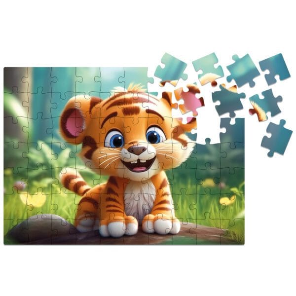 Puzzle drewniane - Yippee cutie - Tygrysek - 70 el. - obrazek 8