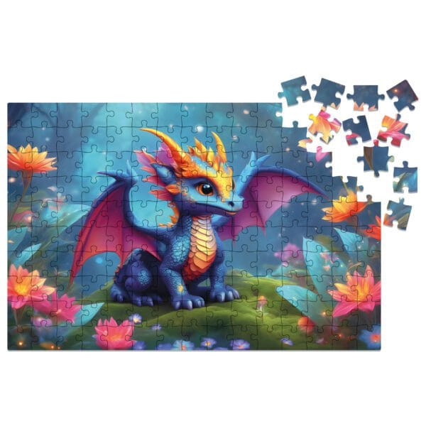 Puzzle drewniane - Secret Stories - Smok - 150 el. - obrazek 7