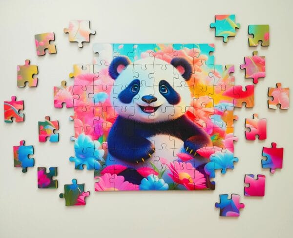 Wooden puzzle - Yipee Cutie - Panda - 70 el. - Image 3