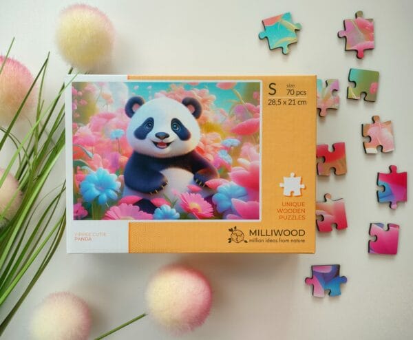 Wooden puzzle - Yipee Cutie - Panda - 70 el. - Image 5
