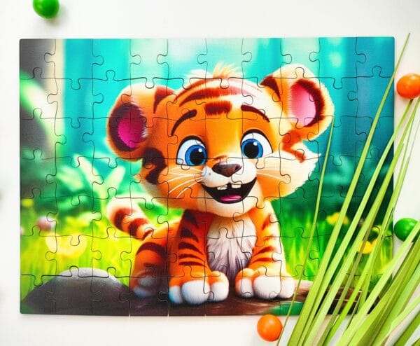 Puzzle drewniane - Yippee cutie - Tygrysek - 70 el. - obrazek 6