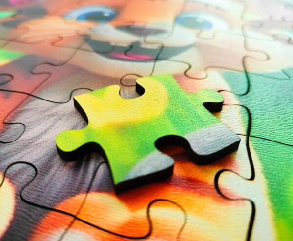 Puzzle drewniane - Yippee cutie - Tygrysek - 70 el. - obrazek 3