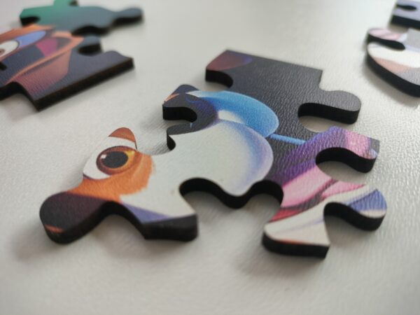 Puzzle drewniane - Dream Team - Psy - 50 el. - obrazek 5