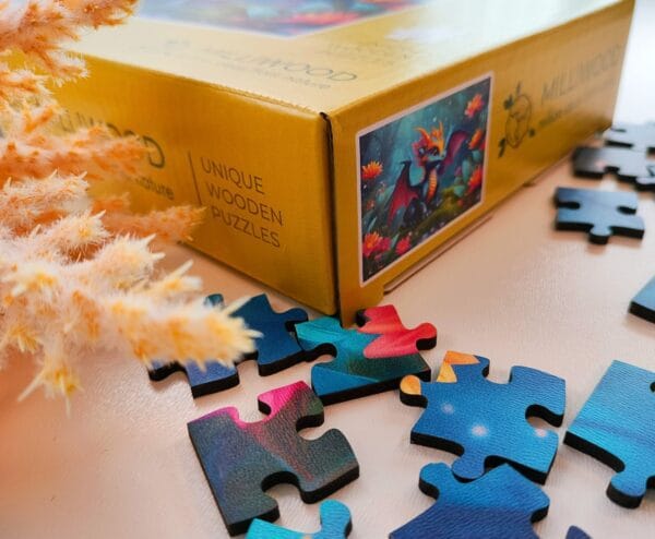 Puzzle drewniane - Secret Stories - Smok - 150 el. - obrazek 6