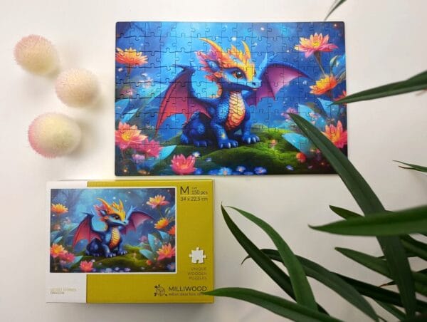Puzzle drewniane - Secret Stories - Smok - 150 el. - obrazek 5