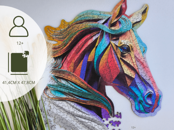 Wooden puzzle - Alternative Geometry - Ethereal Horse - 500 el. - Image 4