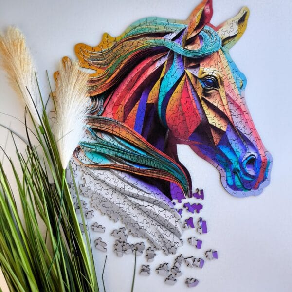 Wooden puzzle - Alternative Geometry - Ethereal Horse - 500 el. - Image 2