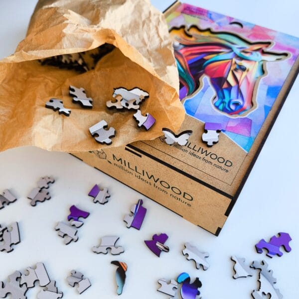 Wooden puzzle - Alternative Geometry - Ethereal Horse - 500 el. - Image 10
