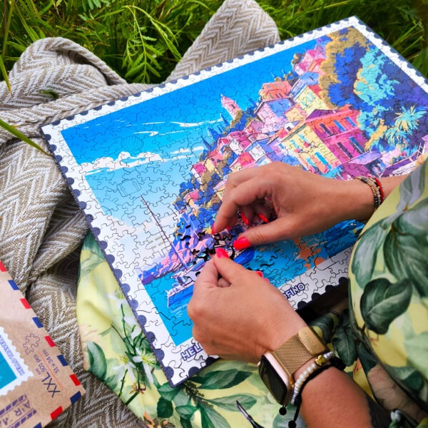Puzzle drewniane - Hello Traveler - Portofino - 500 el. - obrazek 2