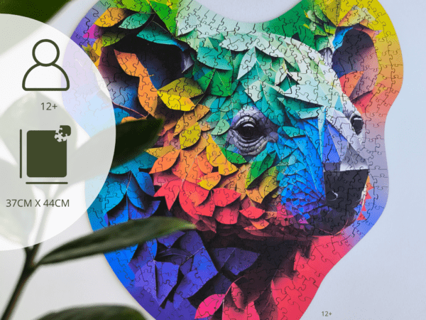 Wooden puzzle – Alternative Geometry - Blooming Koala - 500 el. - Image 4