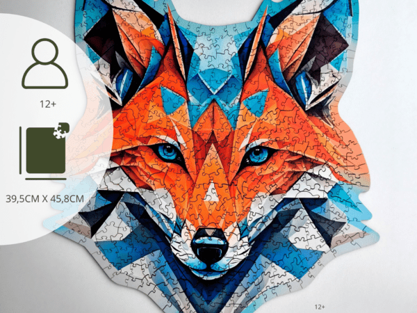 Puzzle drewniane - Alternative Geometry - Lis - 500 el. - obrazek 4