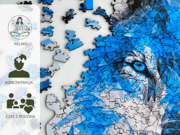 Wooden puzzle - Alternative Geometry - Wild Wolf - 500 el. - Image 3